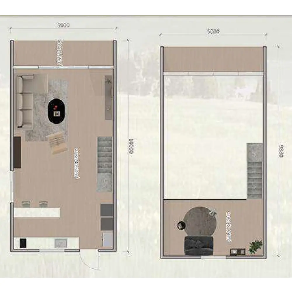 MH19 Double A-frame Modular House - 图片 2