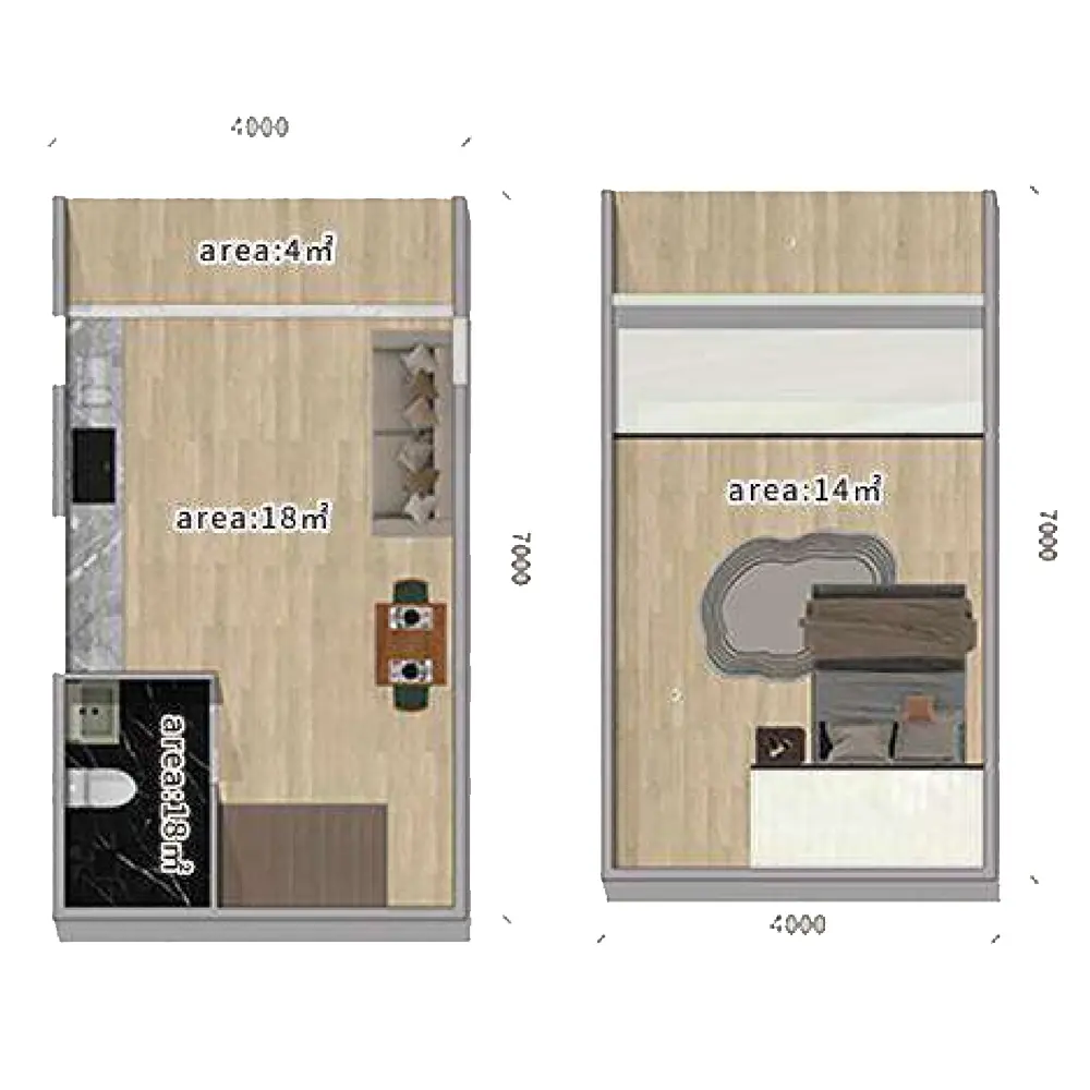 MH11 A-frame Modular House - 图片 2