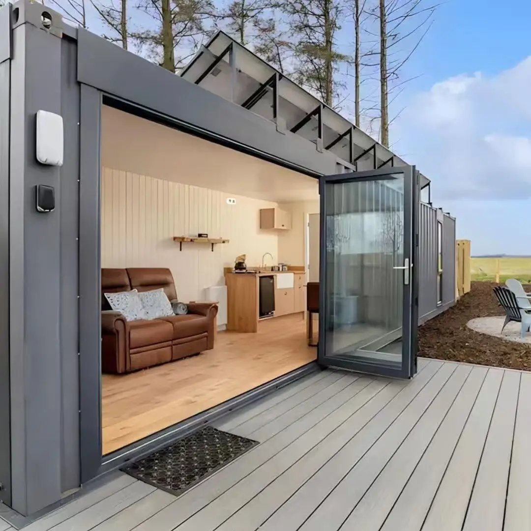 Container House | Modern Prefab Container Home With Large Glass Sliding Door - 图片 2