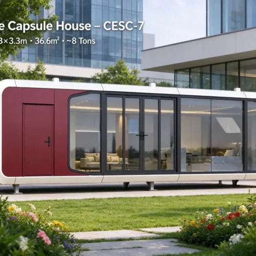 CESC-7 Space Capsule House – 37.6 m² Prefabricated Modular Home