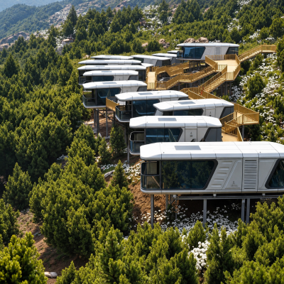 Prefabricated Space Capsule House
